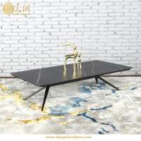 Contemporary design furniture Sintered Stone top Mondrian coffee tables set